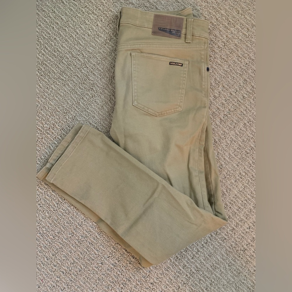 Volcom Vorta Khaki Size 28